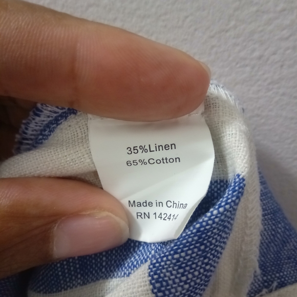 Urbani, NWT, Women's, Skirt, Mid Length, Size 20, Color Blue, White - Picture 8 of 9